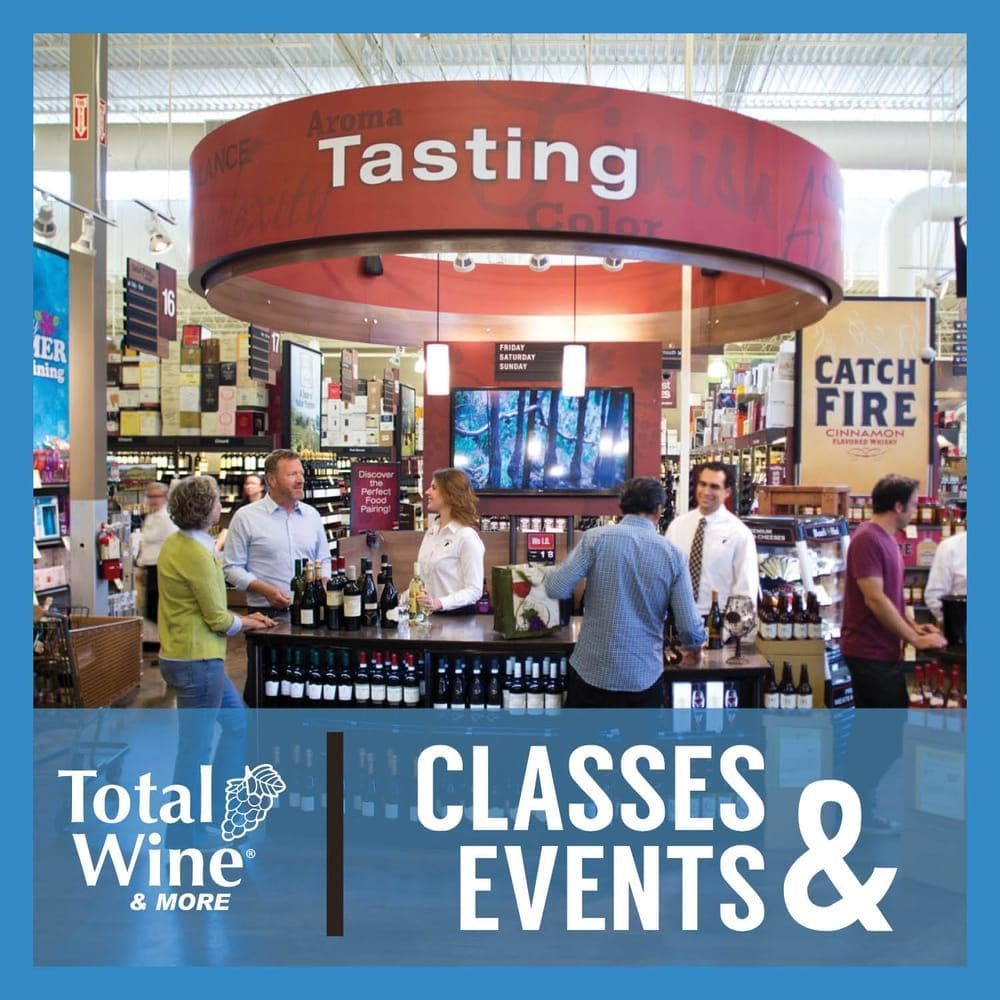 Total wine tasting classes & events.