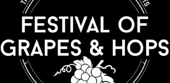 Festival of grapes and hops logo.